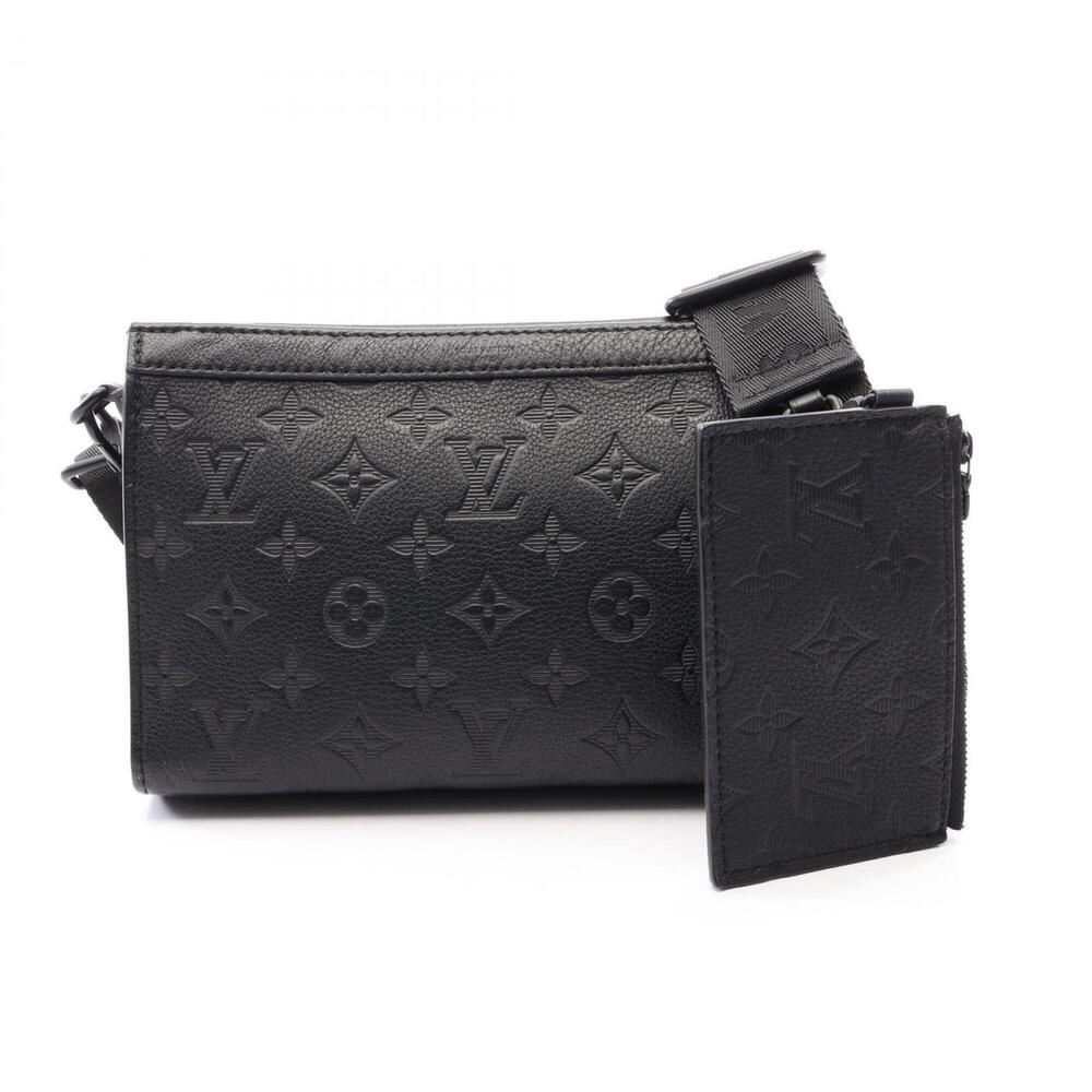 Louis Vuitton Gaston Wearable Wallet Monogram Shadow Noir Shoulder Bag Handba...